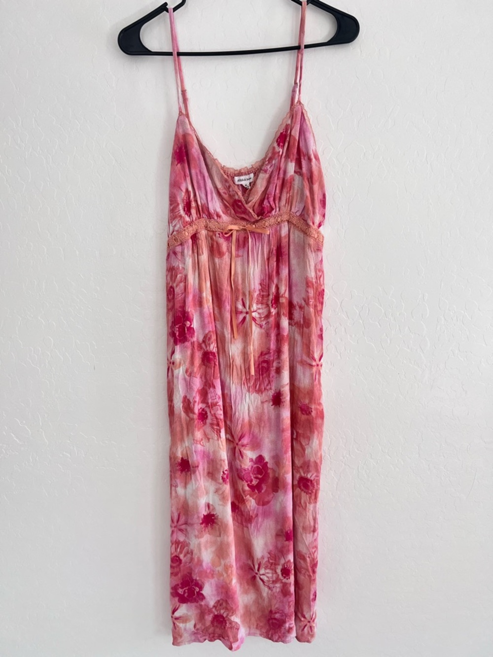 Stitch&Pine Adorable Pink Lace Midi Dress